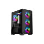 Корпус 1stPlayer X2-M-BK-4F1 Корпус 1stPlayer X2-M-BK-4F1