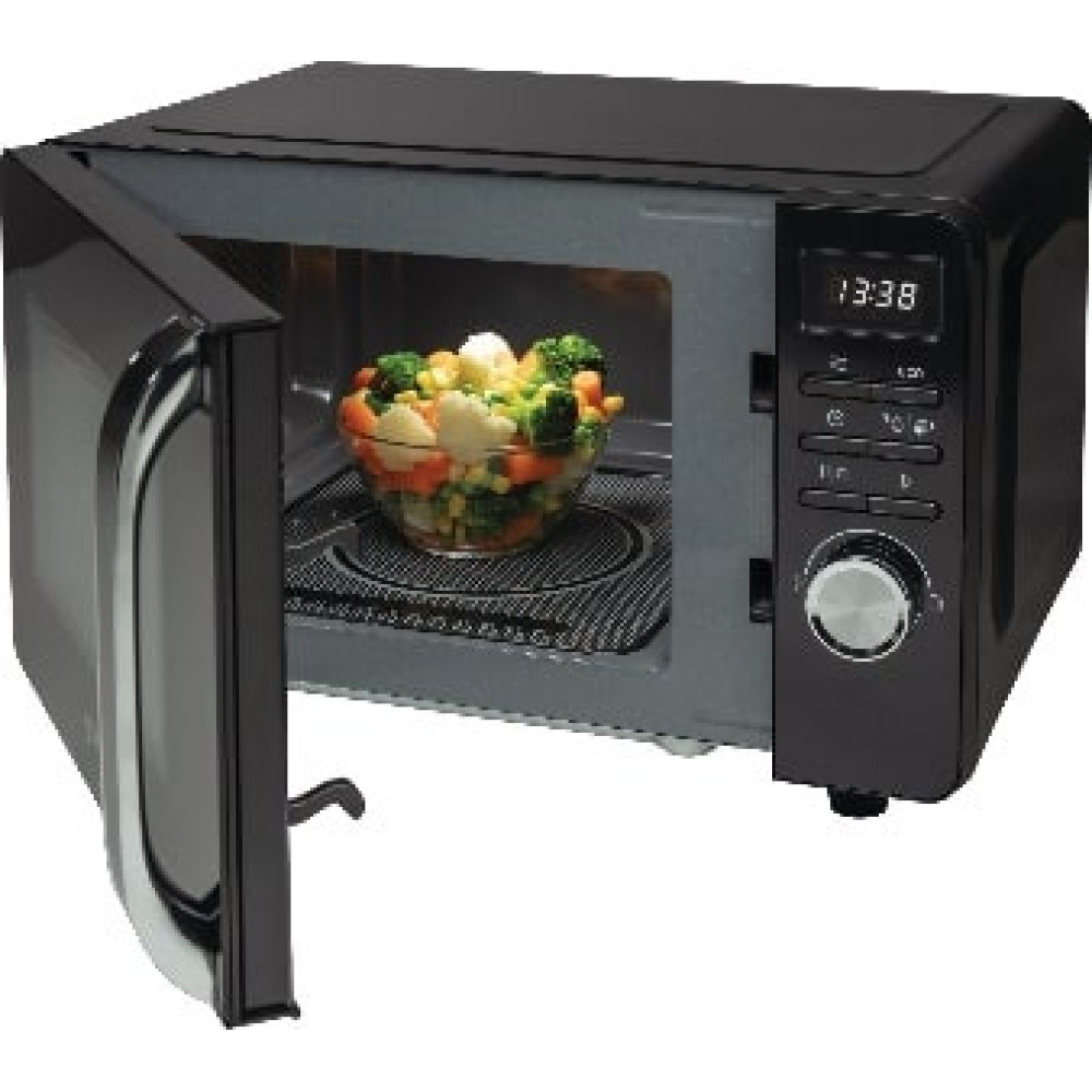 Мікрохвильова піч Gorenje, 20л, електр. керув., 700Вт, гриль, дисплей, чорний