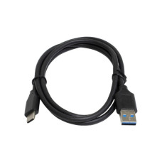 Дата кабель USB 3.0 AM to USB-C 1.0m black Patron (CAB-PN-USB3-TYPEC-1M)