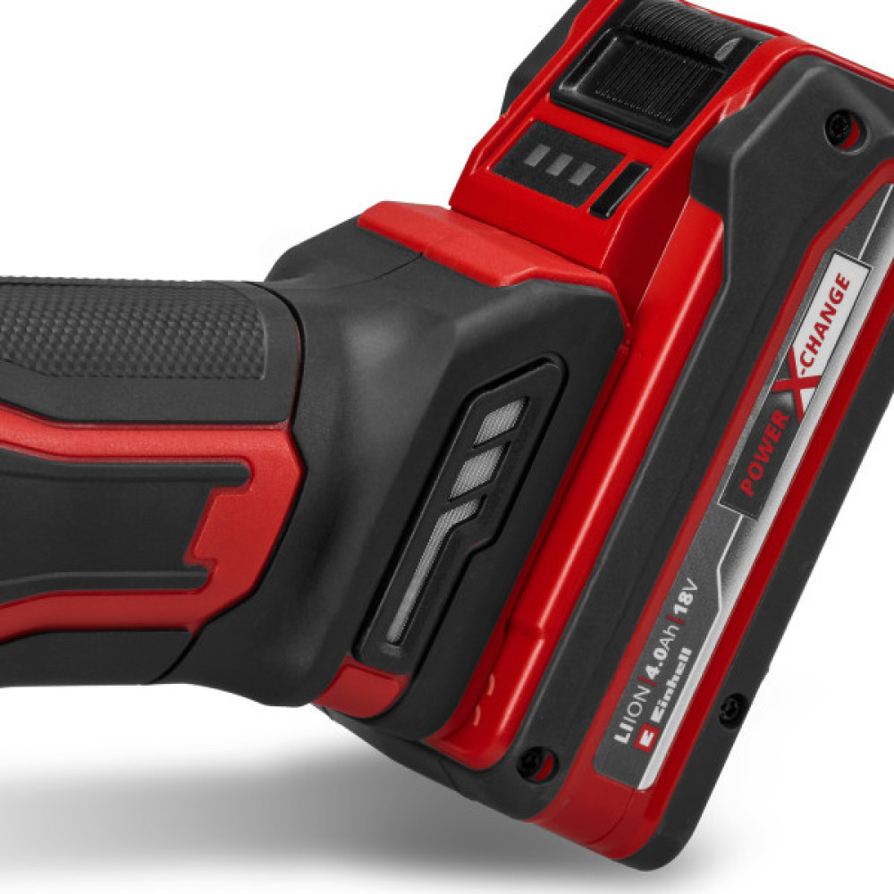 Шліфмашина кутова акумуляторна Einhell TE-AG 18/125-2 Li 1x4.0 Ah PXC 18В Акб 1х4А·год 125мм 8500об/хв 2.32кг
