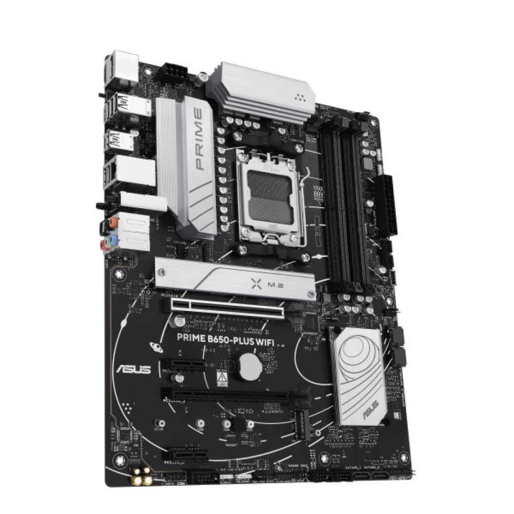 Материнcька плата ASUS PRIME B650-PLUS WIFI sAM5 B650 4xDDR5 M.2 HDMI DP WiFi BT ATX