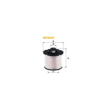 Фільтр паливний Wixfiltron WF8491