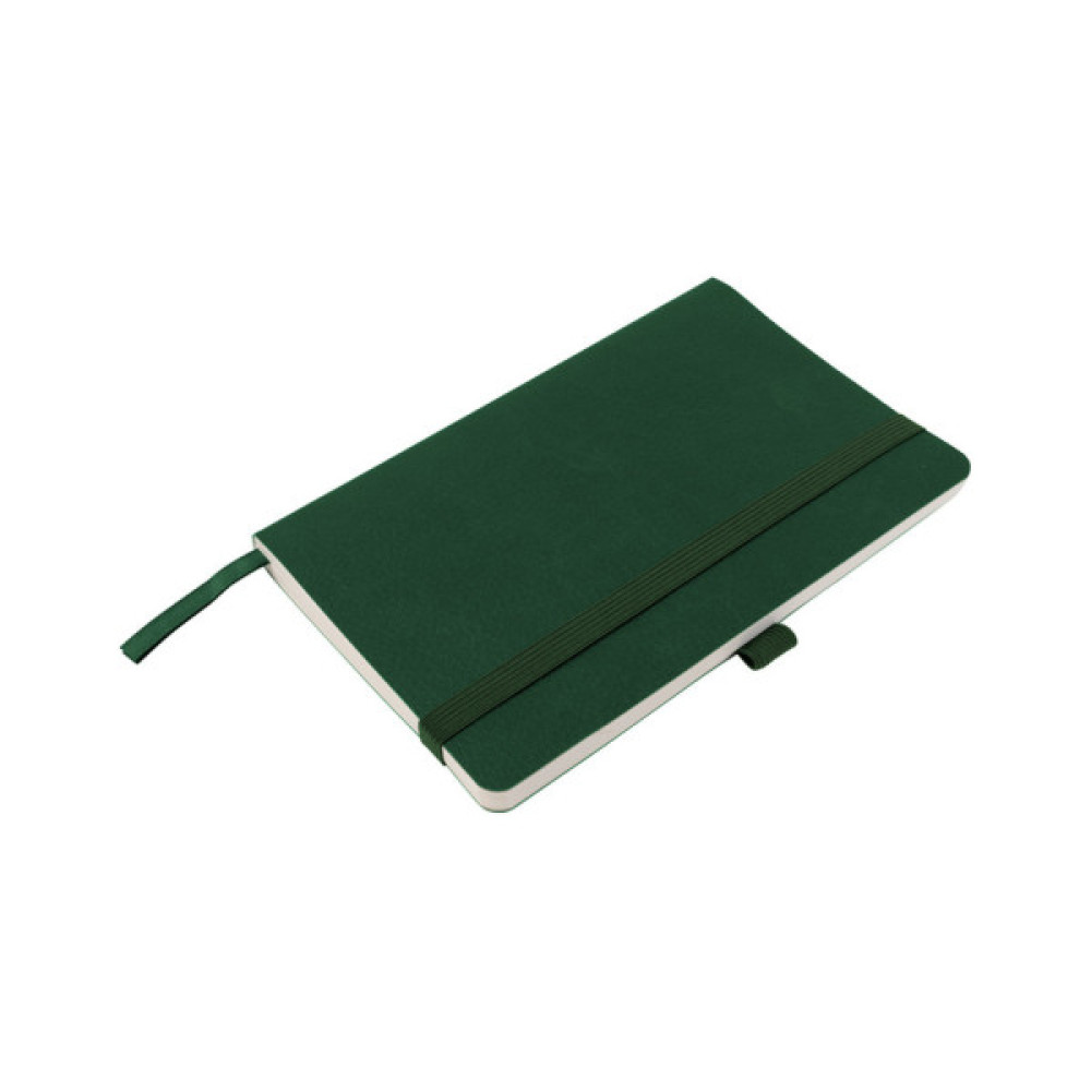 Блокнот Axent Partner Soft Skin 125x195 мм 96 аркушів у клітинка Зелений (8616-23-A)
