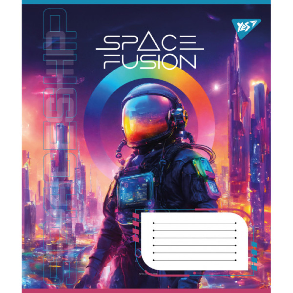 Зошит Yes Space fusion А5 60 аркушів клітинка (767147)