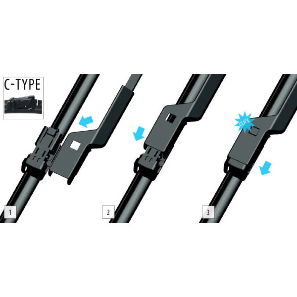 Щітка склоочисника OXIMO 650/525 мм (WC3504751) Щітка склоочисника OXIMO 650/525 мм (WC3504751)