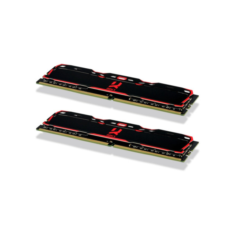 Модуль пам'яті для комп'ютера DDR4 32GB (2x16GB) 3200 MHz IRDM Black Goodram (IR-X3200D464L16A/32GDC)