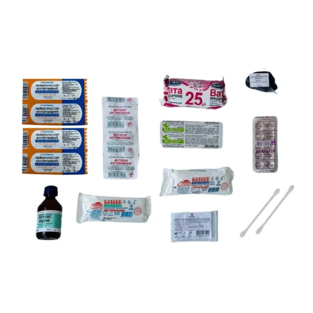 Автомобільна аптечка Poputchik 02-022-М