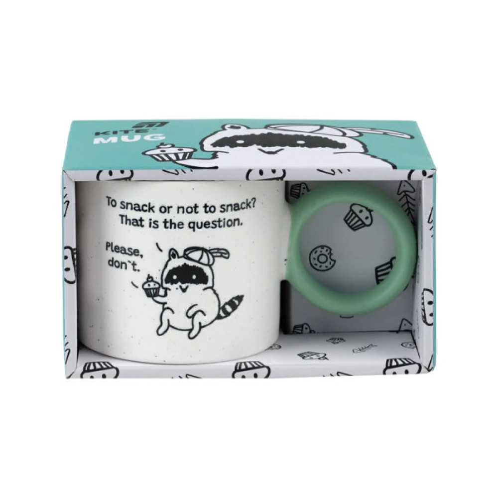 Чашка Kite 370 мл Cupcake racoon (K25-220-3)