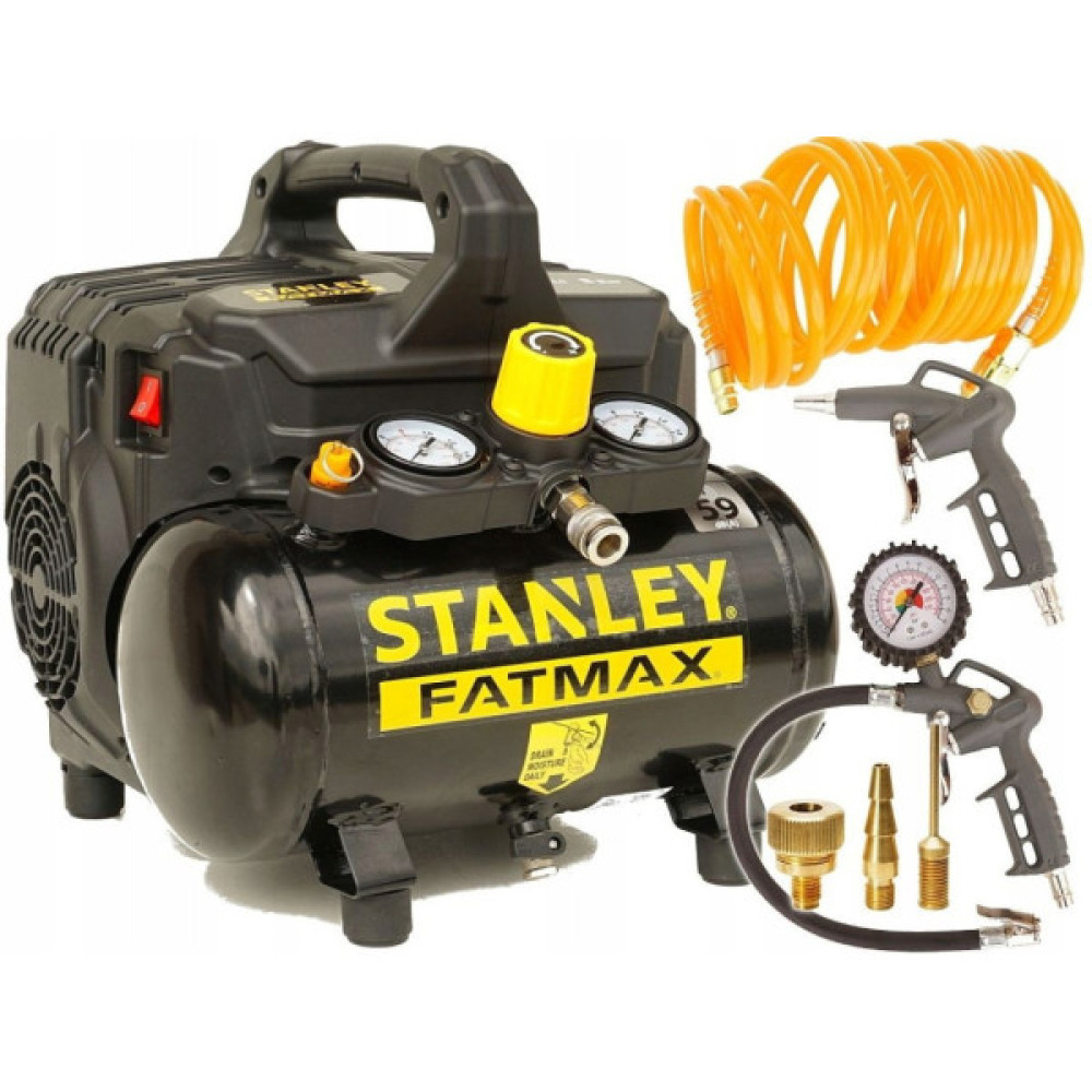 Компресор Stanley FATMAX FMXCM0003E, 105 л/хв, 0.75 кВт, 18 кг (FMXCM0003E)