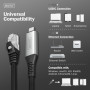 Дата кабель USB-C to RJ45 Ethernet 3.0m CAT 6A S/FTP 1Gbps LSZH Digitus (AK-300601-030-S)