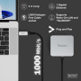 Дата кабель USB-C to RJ45 Ethernet 3.0m CAT 6A S/FTP 1Gbps LSZH Digitus (AK-300601-030-S)