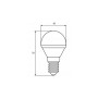 Лампочка EUROELECTRIC LED G45 5W E14 4000K 220V (LED-G45-05144(EE)) Лампочка EUROELECTRIC LED G45 5W E14 4000K 220V (LED-G45-05144(EE))