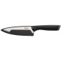 Кухонний ніж Tefal Comfort, 20см, з чохлом, нержавіюча сталь, пластик, чорний (K2213244)
