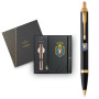 Ручка кулькова Parker IM 17 CITY Black GT BP Герб Києва + блокнот Parker + подар.упак. GIFT24 (22032b24_C0010u)