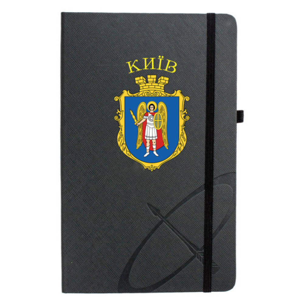 Ручка кулькова Parker IM 17 CITY Black GT BP Герб Києва + блокнот Parker + подар.упак. GIFT24 (22032b24_C0010u)
