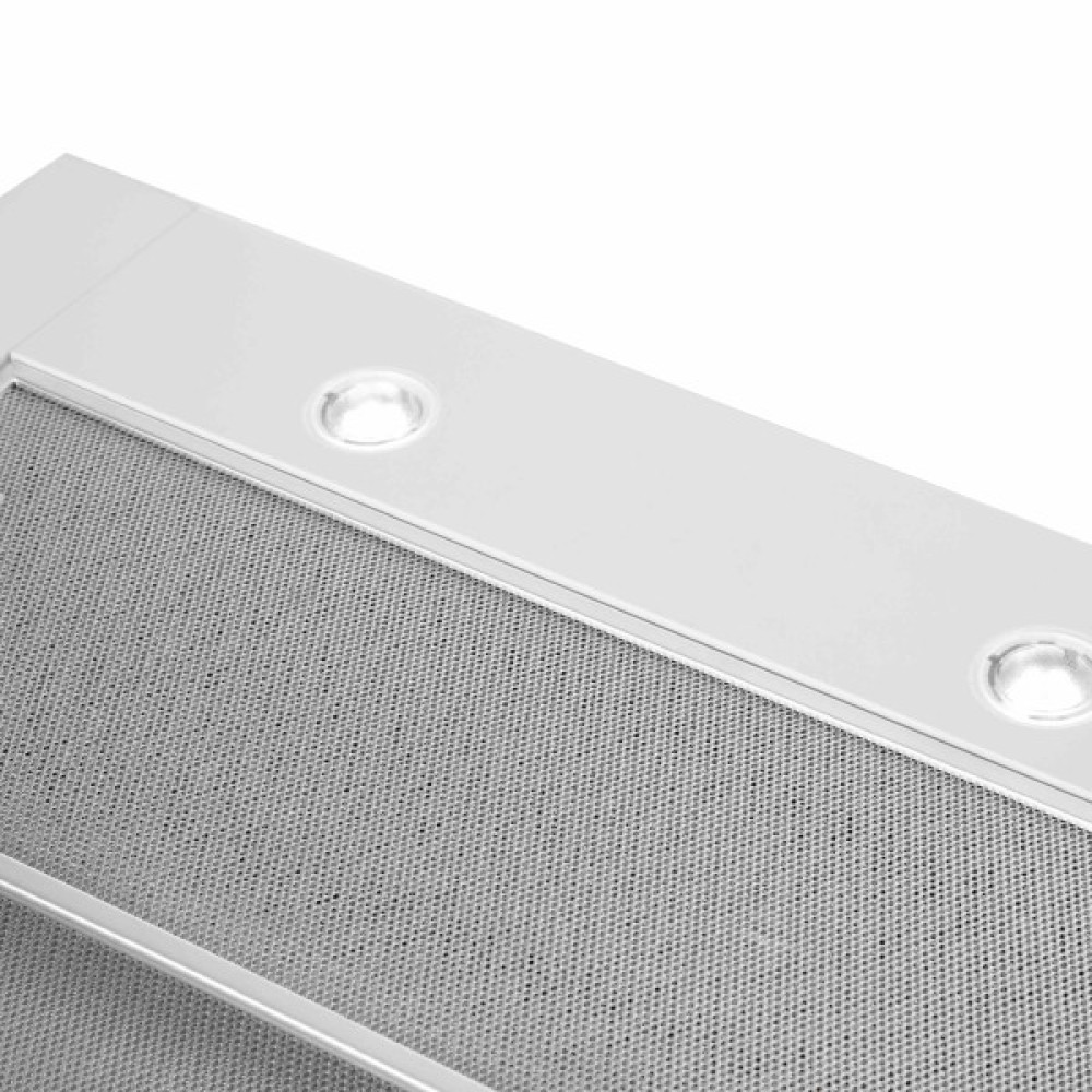 Витяжка Ardesto телескопічна, 60см, 700м3ч, метал, 2х1Вт LED, кнопкове, білий