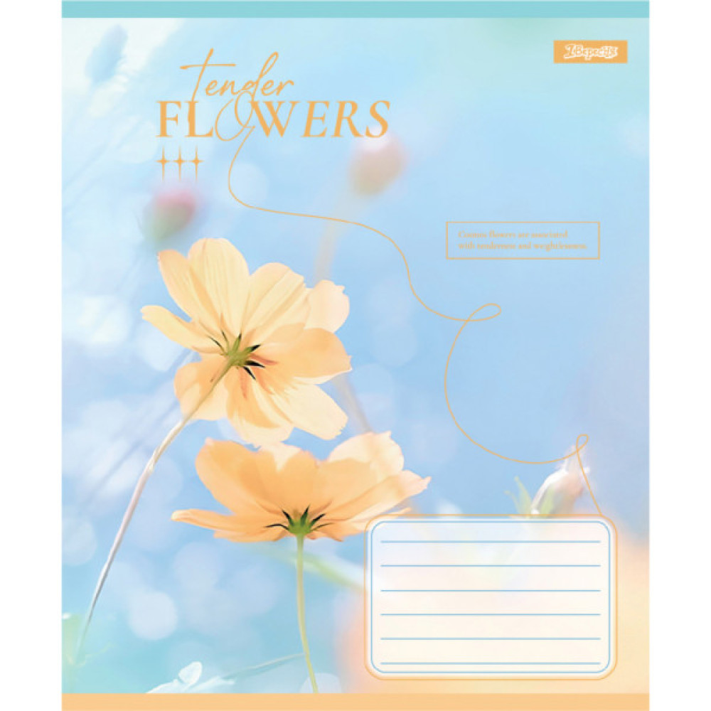 Зошит 1 вересня Tender Flowers А5 24 аркушів лінія (768077)