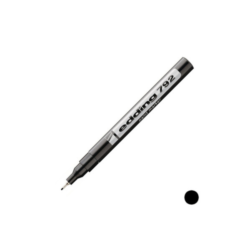 Маркер Edding для декоративних робіт Paint E-792 0.8 мм Чорний (e-792/01)