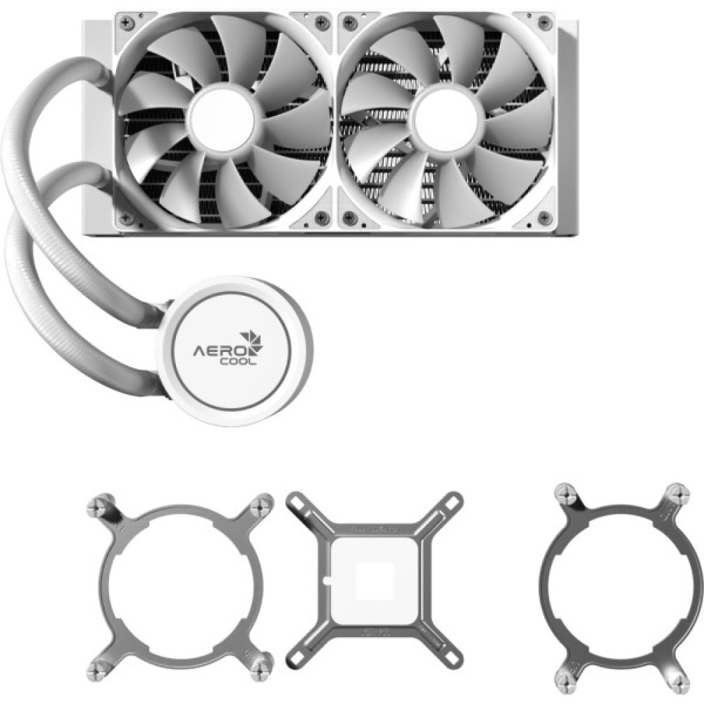 Система рідинного охолодження AeroCool Abyss L240R White (ACLA-AB24117.21)