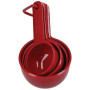 Аксесуар кухонний KitchenAid Набір мірних ложок Universal, 4 шт, 59/79/118/237 мл, червоний (KQG058OHERE)