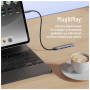 Концентратор ColorWay USB-C 4-in-1 USB-C2.0х3/USB3.0 (CW-HUB07) Концентратор ColorWay USB-C 4-in-1 USB-C2.0х3/USB3.0 (CW-HUB07)