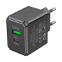 Зарядний пристрій HOCO CS14A Ocean 1xUSB-C PD20W + 1xUSB QC3.0 Black (6942007603898) Зарядний пристрій HOCO CS14A Ocean 1xUSB-C PD20W + 1xUSB QC3.0 Black (6942007603898)