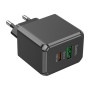 Зарядний пристрій HOCO CS14A Ocean 1xUSB-C PD20W + 1xUSB QC3.0 Black (6942007603898) Зарядний пристрій HOCO CS14A Ocean 1xUSB-C PD20W + 1xUSB QC3.0 Black (6942007603898)