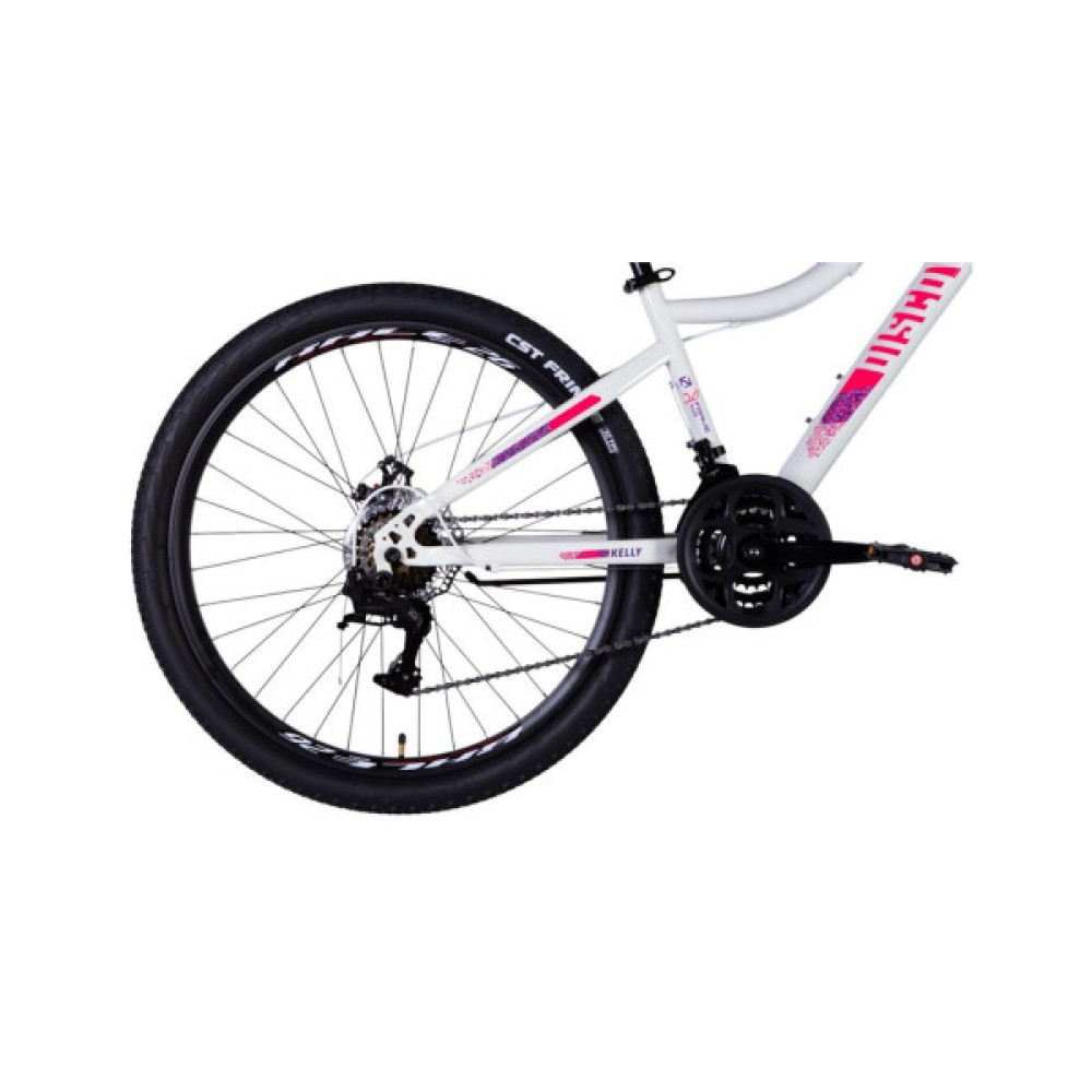 Велосипед Discovery 24" KELLY DD рама-14" ST 2025 біло-рожевий (OPS-DIS-26-628)