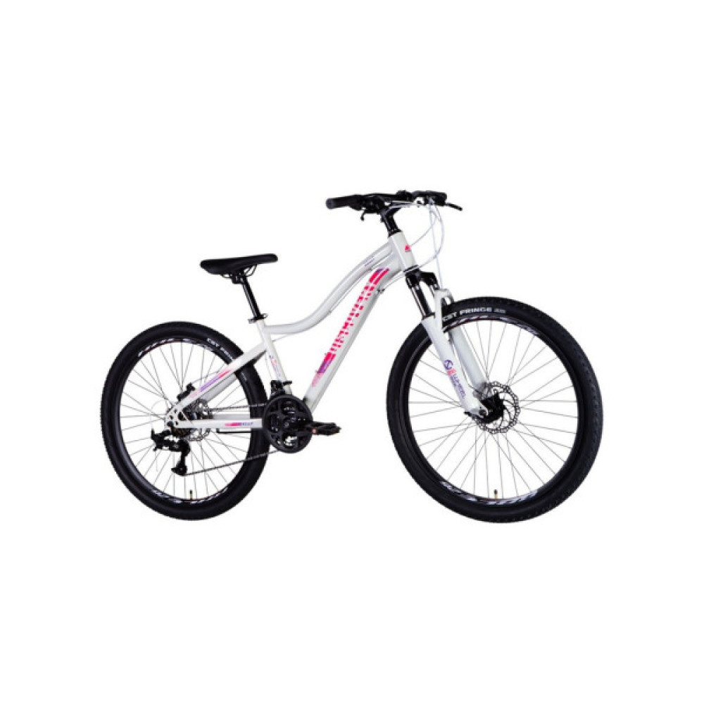 Велосипед Discovery 24" KELLY DD рама-14" ST 2025 біло-рожевий (OPS-DIS-26-628)