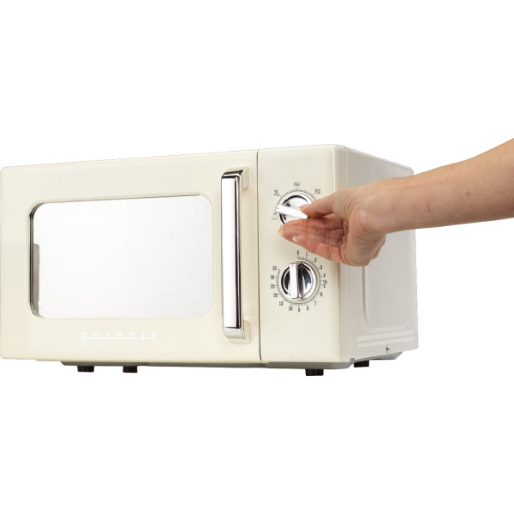 Мікрохвильова піч Gorenje, 20л, мех. керув., 700Вт, гриль, бежевий