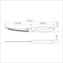Кухонний ніж Tramontina Plenus Light Grey Tomato 127 мм (23428/135)