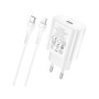 Зарядний пристрій HOCO N22 Jetta USB-C PD25W + cable USB-C to Lightning White (6931474760074) Зарядний пристрій HOCO N22 Jetta USB-C PD25W + cable USB-C to Lightning White (6931474760074)