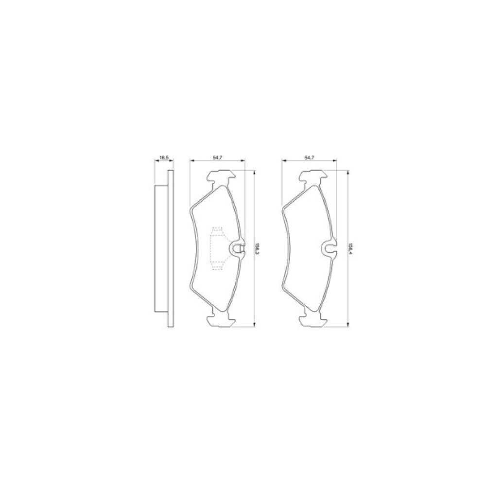 Гальмівні колодки Bosch 0 986 424 219