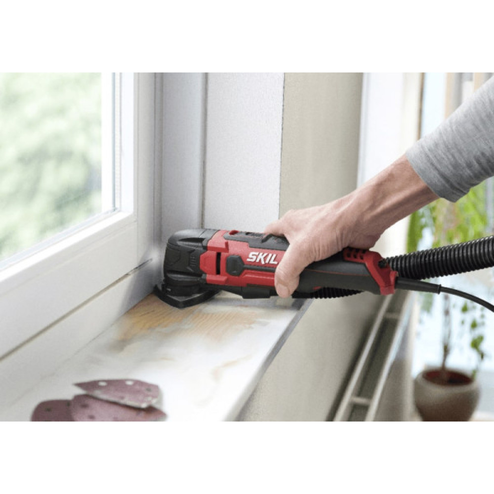 Багатофункціональний інструмент реноватор SKIL 1491 DB 11000-20000об/хв кут коливань 1.4° 1.1к приладдя сумка