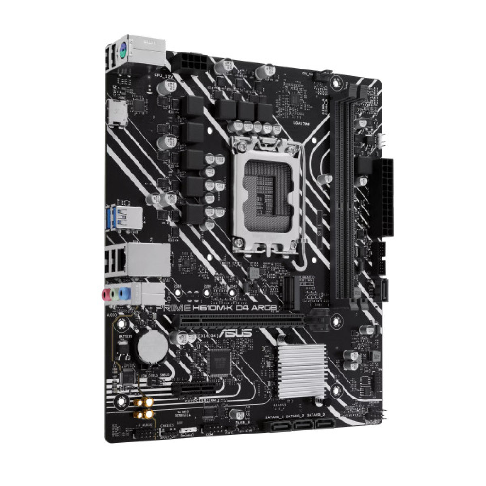 Материнcька плата ASUS PRIME H610M-K D4 ARGB s1700 H610 2xDDR4 M.2 HDMI D-Sub mATX ARGB