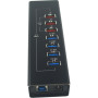 Концентратор Dynamode 4*USB3.0 data ports + 3*2.4А charge with Power Adaptor metal (DM-UH-P407) Концентратор Dynamode 4*USB3.0 data ports + 3*2.4А charge with Power Adaptor metal (DM-UH-P407)
