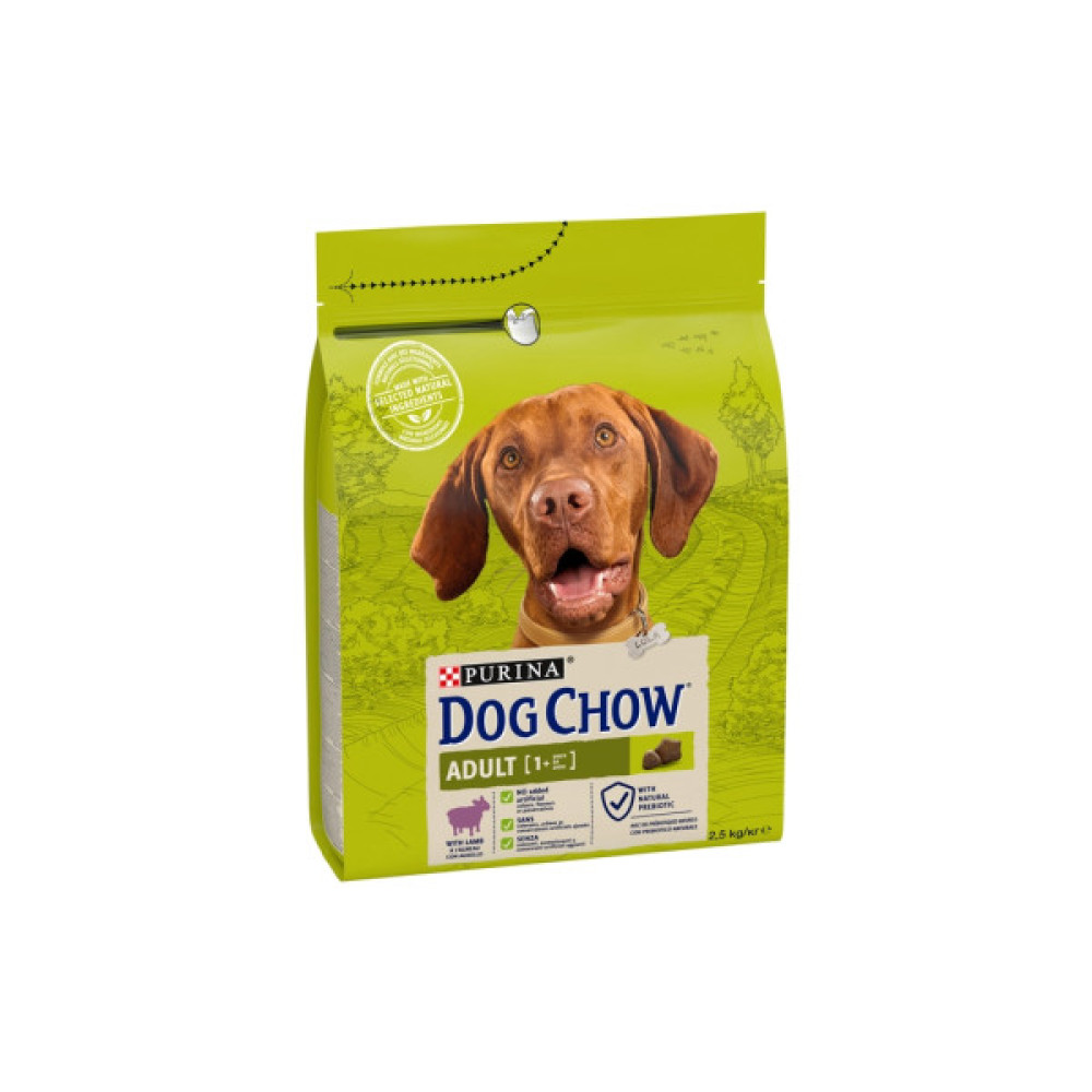 Сухий корм для собак Purina Dog Chow Adult Lamb зі смаком ягняти 2.5 кг (7613034485946)