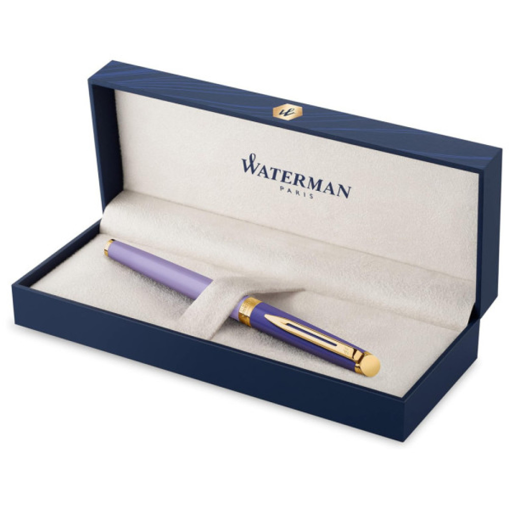 Ручка пір'яна Waterman HEMISPHERE Colour Blocking Purple GT  FP F (12 580)