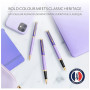 Ручка пір'яна Waterman HEMISPHERE Colour Blocking Purple GT FP F (12 580) Ручка пір'яна Waterman HEMISPHERE Colour Blocking Purple GT FP F (12 580)