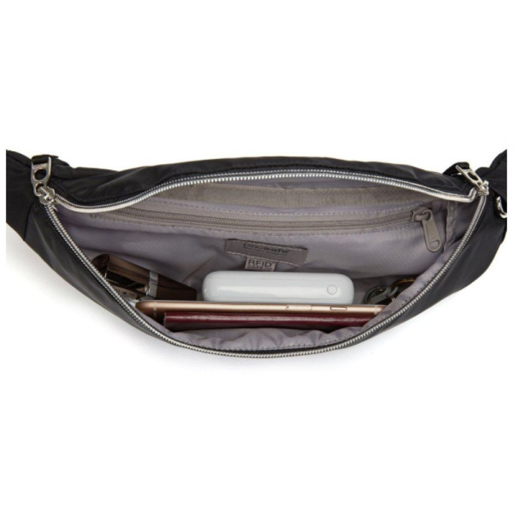 Сумка-бананка Pacsafe Stylesafe Sling Pack, чорна (20635100)
