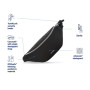 Сумка-бананка Pacsafe Stylesafe Sling Pack, чорна (20635100) Сумка-бананка Pacsafe Stylesafe Sling Pack, чорна (20635100)