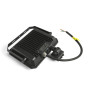 Прожектор Videx F3 50W 5000K з датчиком руху 220V Black (VLE-F3-0505B-S)