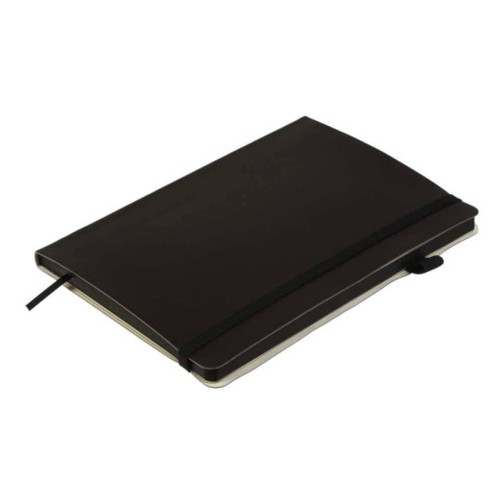 Книга записна Buromax Brief А5 96 аркушів, без лініювання чорний (BM.295004-01)