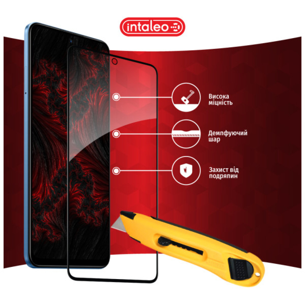 Скло захисне Intaleo Full Glue Xiaomi Poco X5 Black (1283126567421)