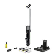 Пилосос Karcher безпровідний FCV 3, 160Вт, конт пил -0.45л, вода -0.8л, автон. робота до 30хв, вага-3.7кг, 3в1, білий
