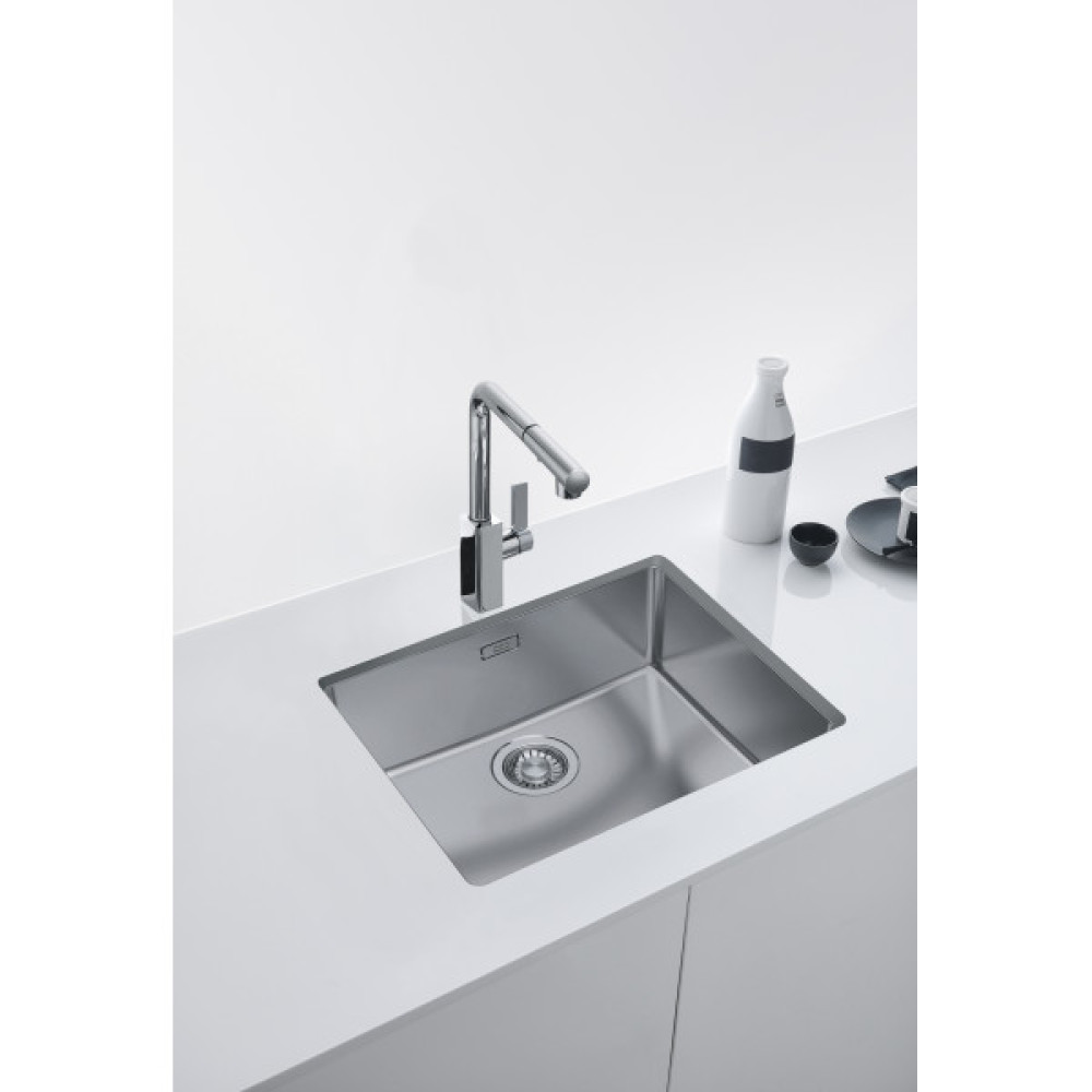 Мийка кухонна Franke Maris, нерж.сталь, прямокутник, без крила, 540х440х180мм, чаша - 1, врізна, MRX 110-50, нерж  матова