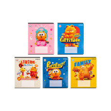 Зошит Kite Garfield, 12 аркушів, лінія (GF24-234)