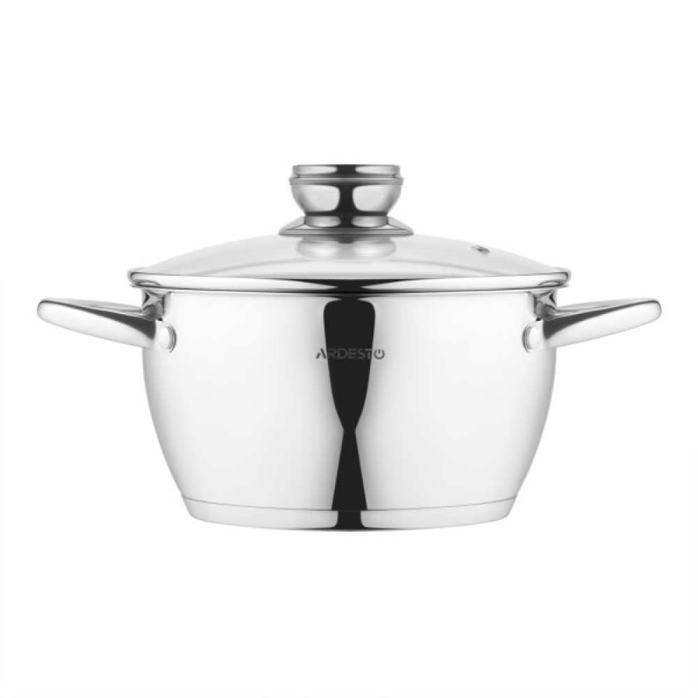 Каструля Ardesto Gemini Lucca, 3.2л, нержавіюча сталь (AR4332LC)