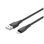Дата кабель USB 2.0 AM to Lightning 1.0m 3A textured PVC black ColorWay (CW-CBUL094-BK)
