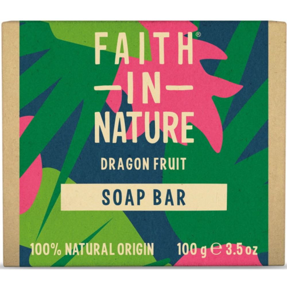 Тверде мило Faith in Nature Натуральне З фруктом дракона 100 г (708002305764)